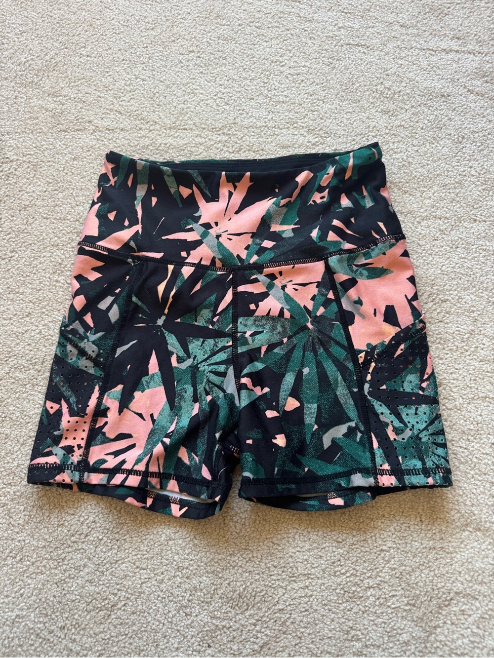 Cotton On floral workout shorts with pockets